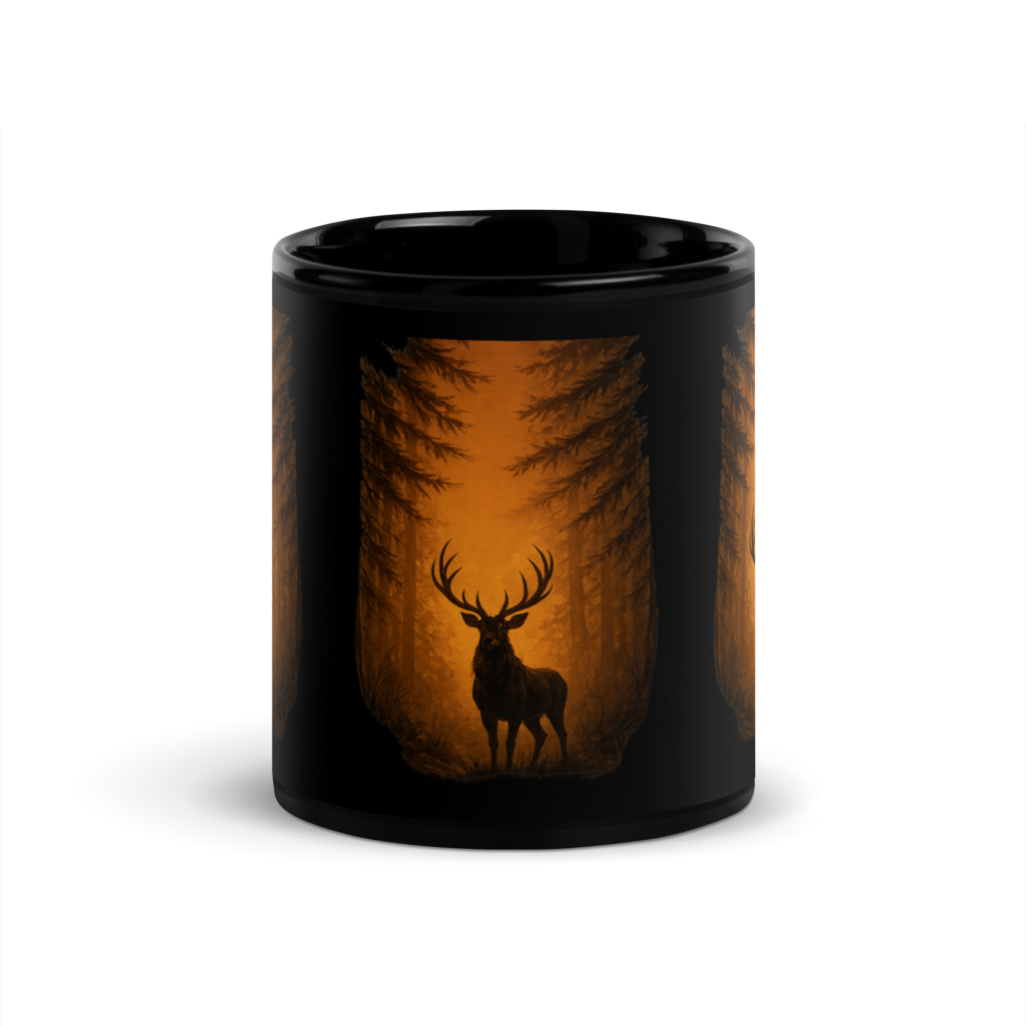 Mug brillant noir – Image 4