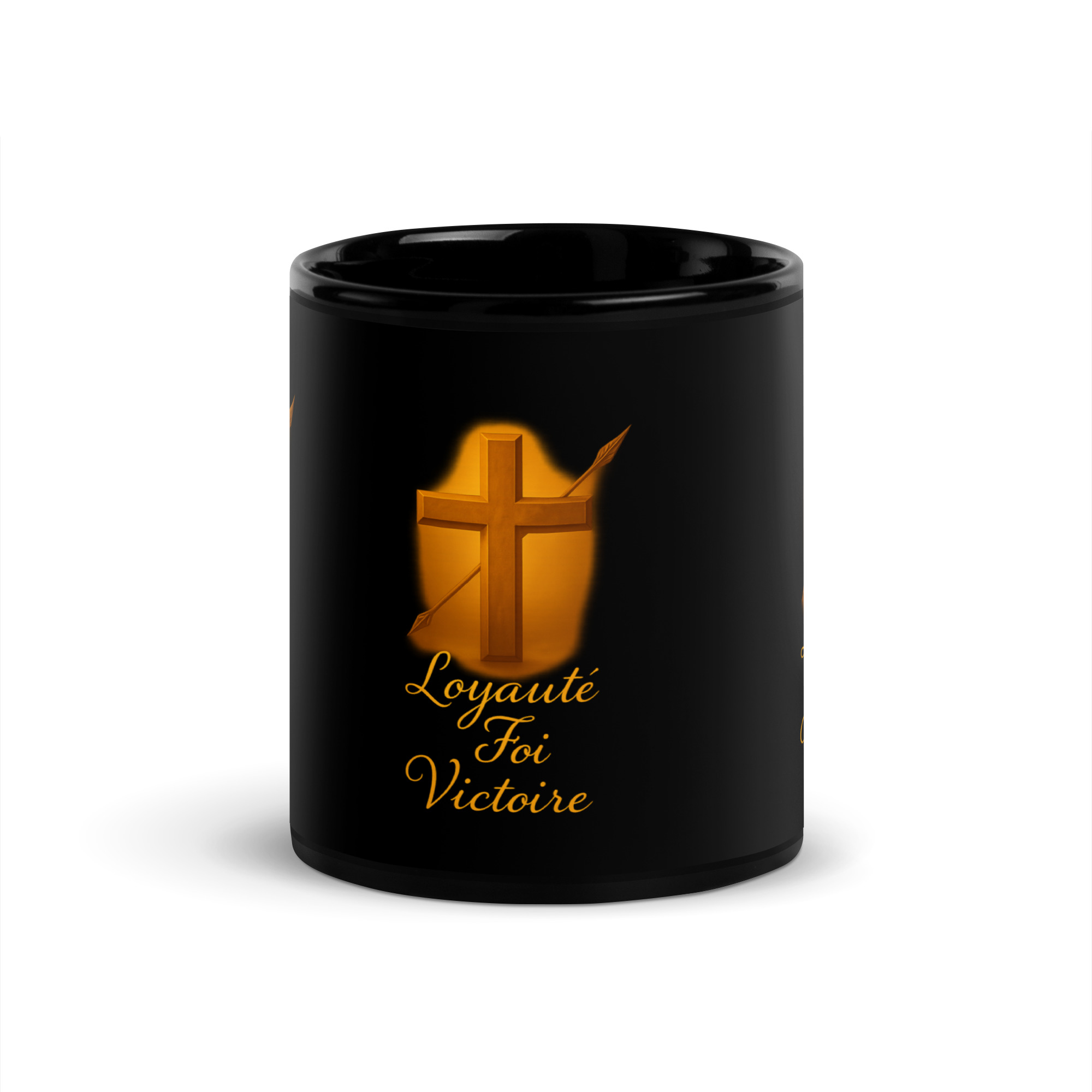 Mug brillant noir – Image 3