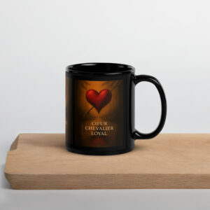 Mug brillant noir