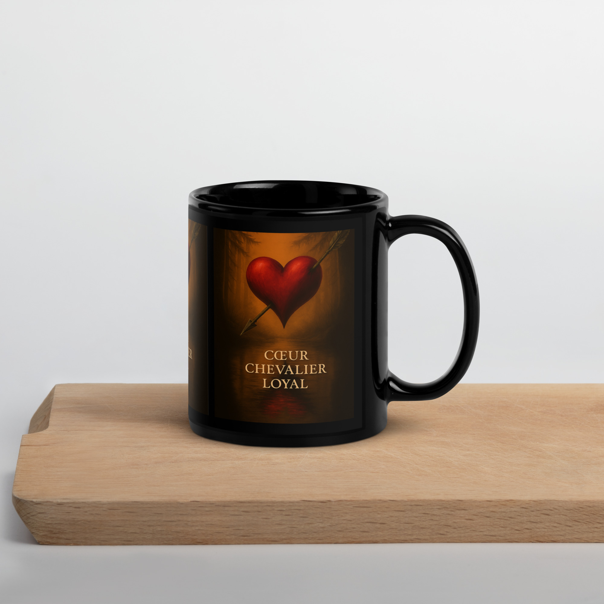 Mug brillant noir
