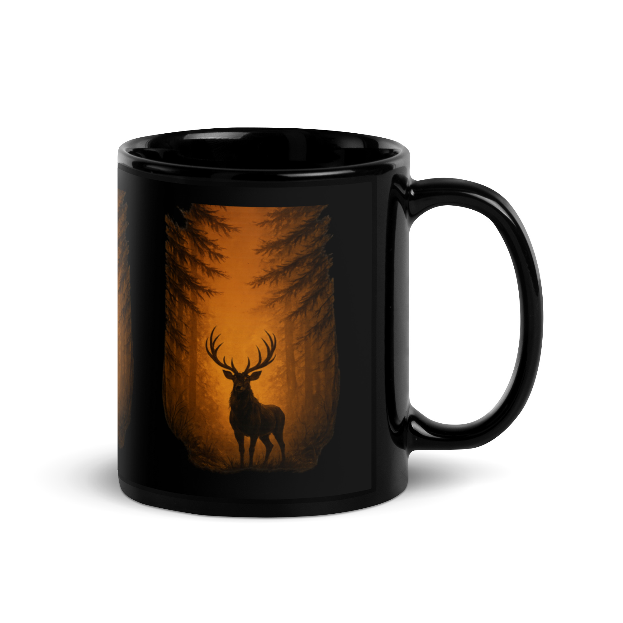 Mug brillant noir – Image 3