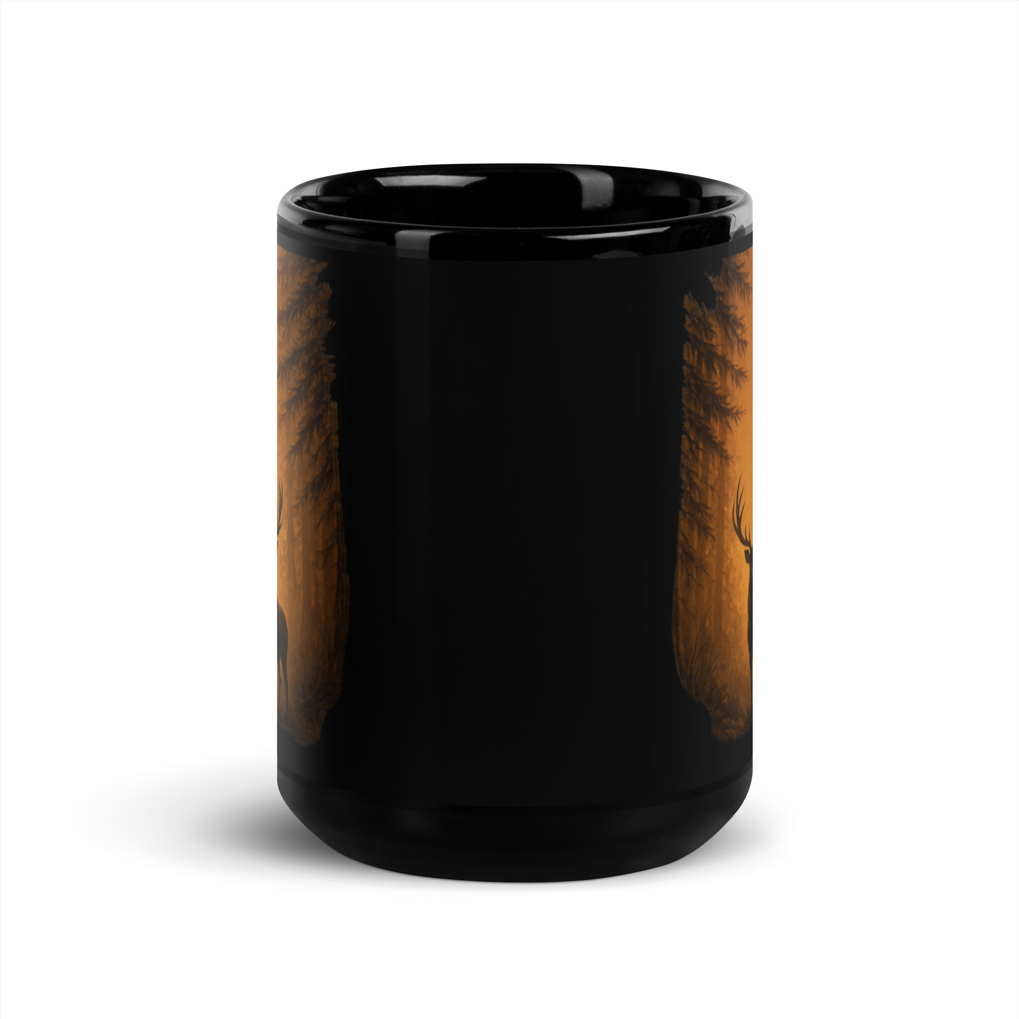 Mug brillant noir – Image 6